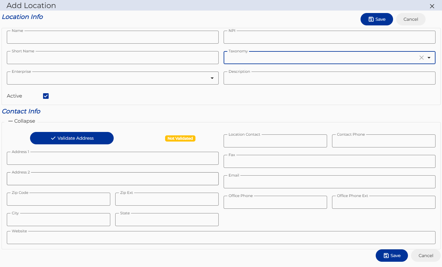 How to Create a Provider Locations