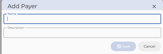 Payers Management Interface Overview