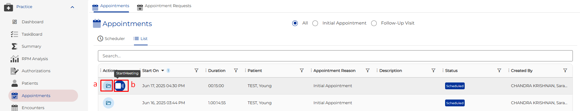 How to Create a New Appointment