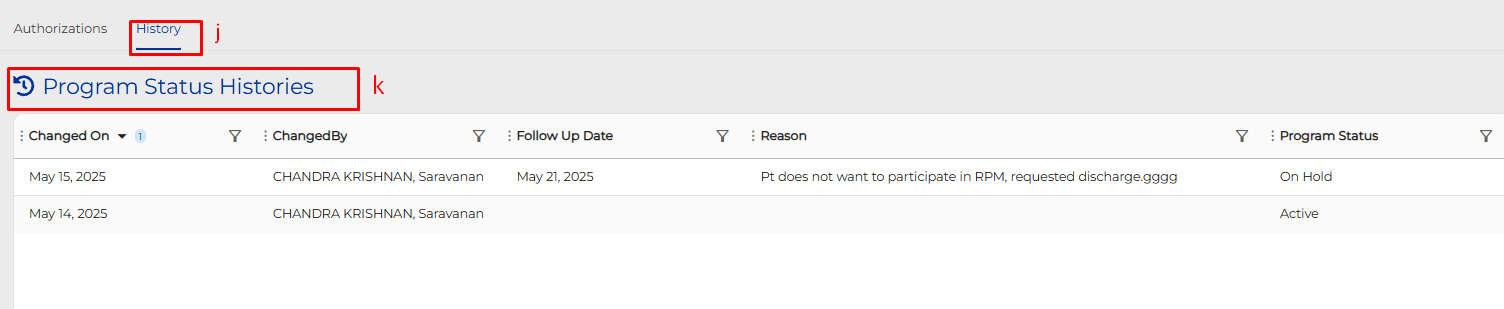 How to Update the Authorization Info